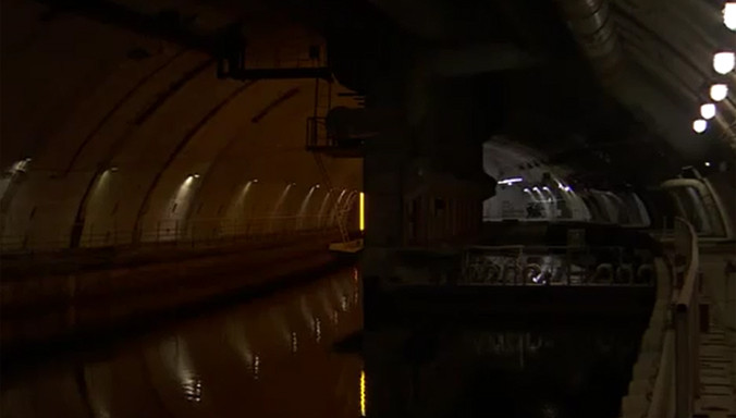 Hé lộ căn cứ tàu ngầm bí mật ở Crimea