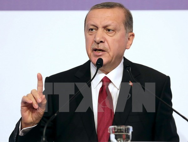 Tổng thống Thổ Nhĩ Kỳ Tayyip Erdogan. (Nguồn: AFP/TTXVN)