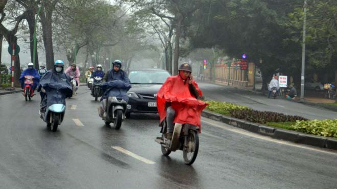 Ngày hôm qua các tỉnh Bắc Bộ kết thúc nắng nóng kéo dài. Ảnh: Thanh Hà.