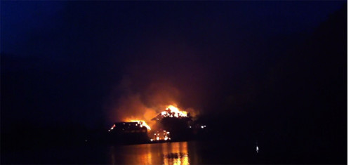 Hiện trường vụ hỏa hoạn