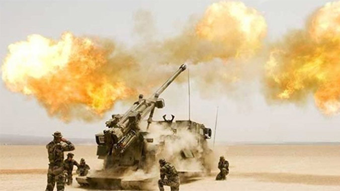 Pháo tự hành CAESAR khai hỏa. Ảnh: Military-Today.