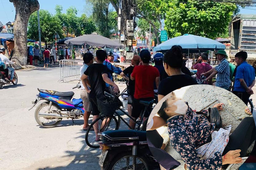 Hiện trường vụ việc.