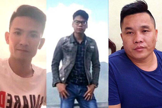 Nhóm đối tượng bị khởi tố.