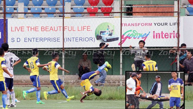 Cầu thủ thiệt mạng vì pha ăn mừng 'quá khích'