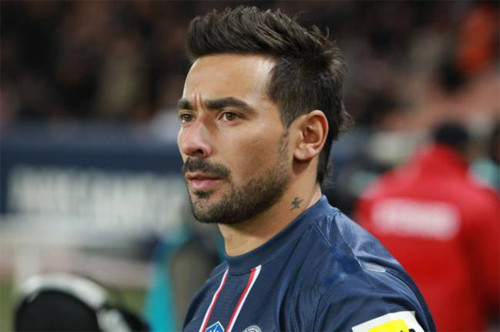 Lavezzi từng chấp nhận bỏ PSG để đến Trung Quốc. Ảnh: Reuters.