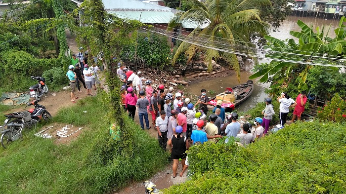 Hiện trường vụ việc.