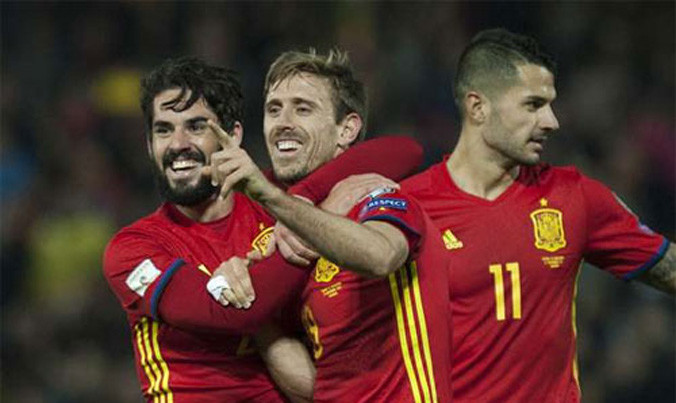 Tây Ban Nha không còn phụ thuộc nhiều vào hai CLB mạnh nhất. Ảnh: Reuters.