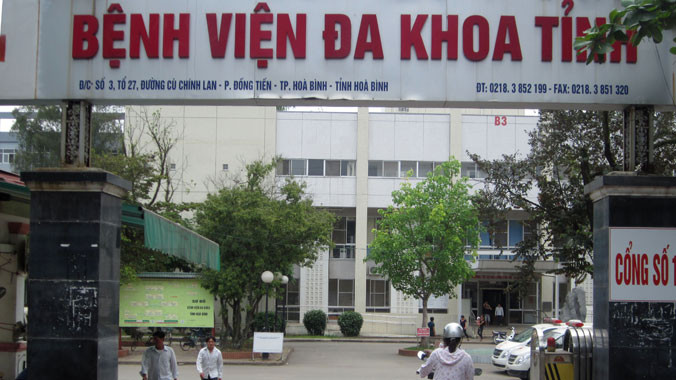 Bệnh viện đa khoa Hòa Bình, nơi xảy ra vụ tiêu cực khiến dư luận bất bình