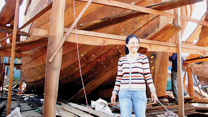 Người đàn “bà thép” Lê Thị Huệ