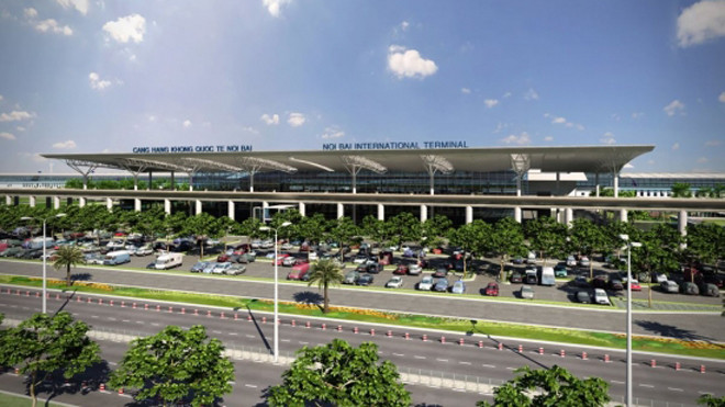 Cảng hàng không quốc tế Nội Bài. Ảnh: Internet