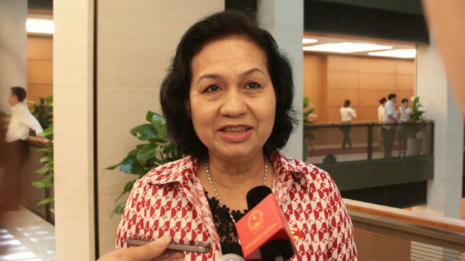 Đại biểu Quốc hội Nguyễn Thị Khá.