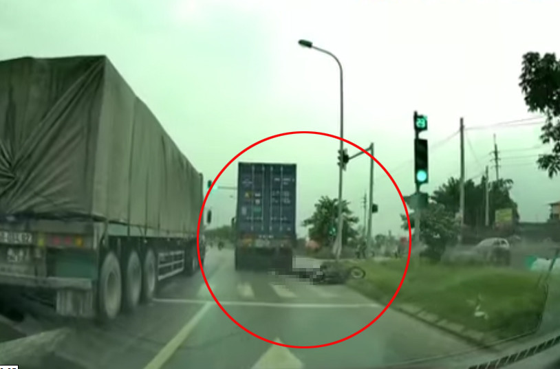 Hiện trường vụ tai nạn.