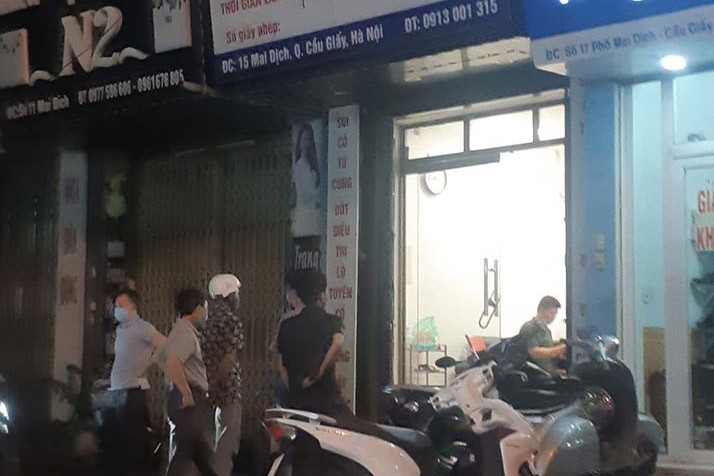 Phòng khám nơi xảy ra sự việc.