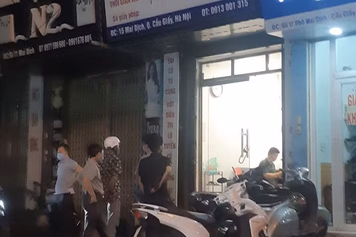 Phòng khám nơi xảy ra sự việc.