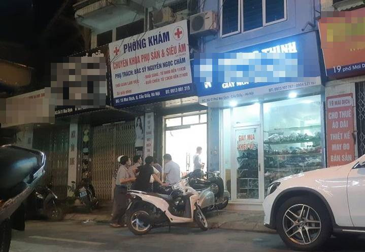 Phòng khám nơi xảy ra sự việc.