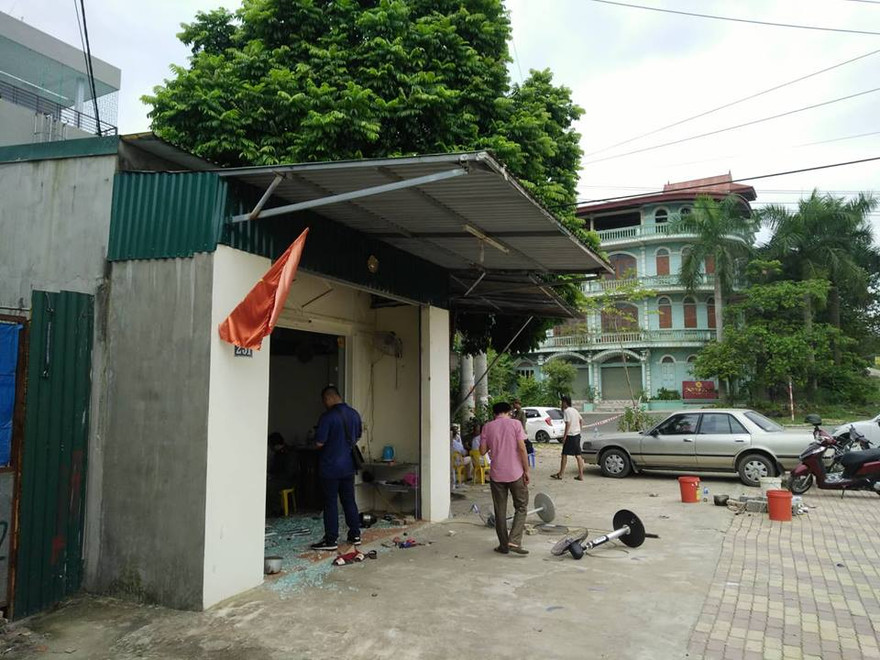 Ngôi nhà nơi xảy ra sự việc.