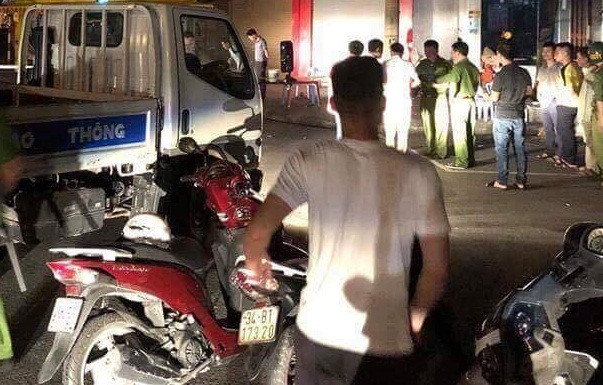 Hiện trường vụ việc.