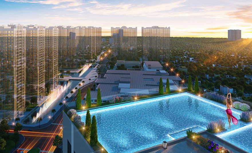 Tiện ích độc đáo của Imperia Sky Garden hấp dẫn nhà đầu tư nước ngoài.