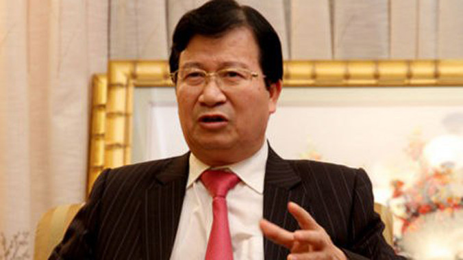 Bộ trưởng Trịnh Đình Dũng.