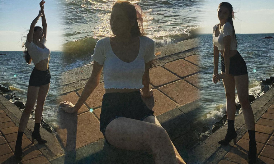 Á hậu Ngọc Thảo xinh đẹp ở bờ biển Thái Lan, tiết lộ ngày về nước 