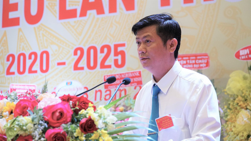 Nguyên Bí thư Tỉnh Đoàn Tây Ninh, ông Trần Lê Duy vừa được bầu giữ chức vụ Bí thư Đảng ủy Khối cơ quan và Doanh nghiệp tỉnh Tây Ninh. Ảnh: H. Thắm.