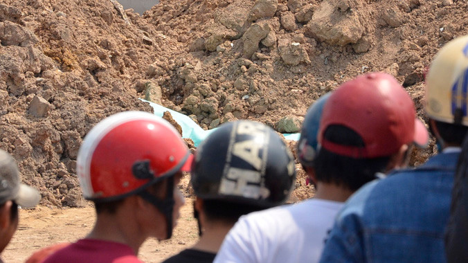 Hiện trường vụ việc.