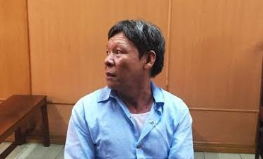 Nguyễn Minh Tân tại tòa. Ảnh: Tân Châu.