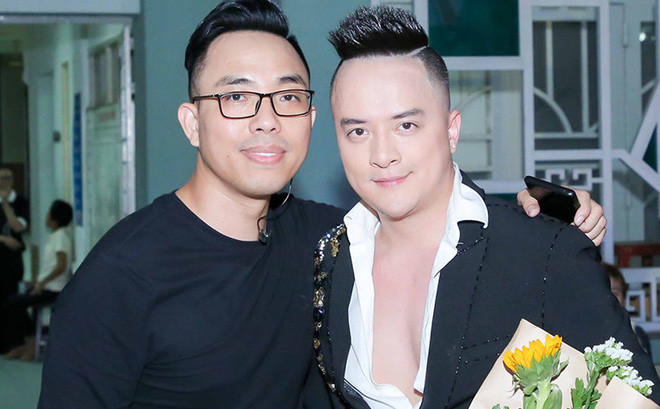 Nhạc sĩ Nguyễn Hồng Thuận và ca sĩ Cao Thái Sơn.