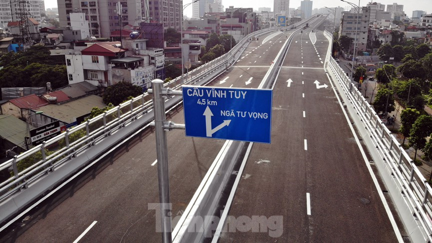 Đường Vành đai 2 trên cao được thông xe vào sáng thứ 2 (9/11) tuần sau. 
