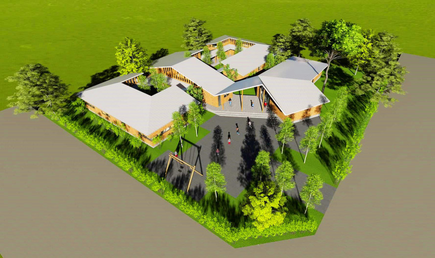 Thiết kế tổng thể Ký túc xá 115