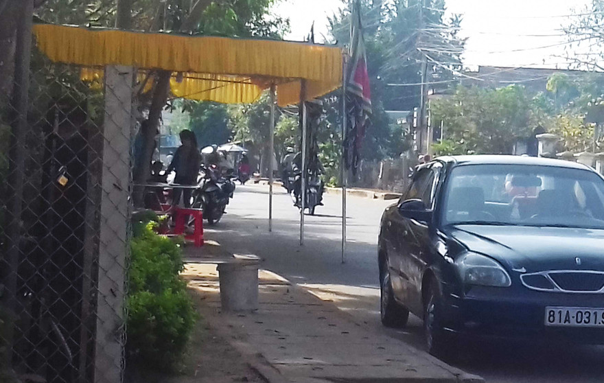 Gia đình lo hậu sự cho nạn nhân