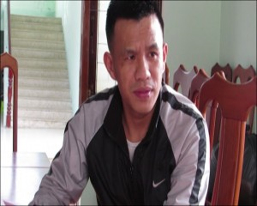 Đối tượng Nguyễn Ngọc Hiền bị bắt- Ảnh của Tấn Bình