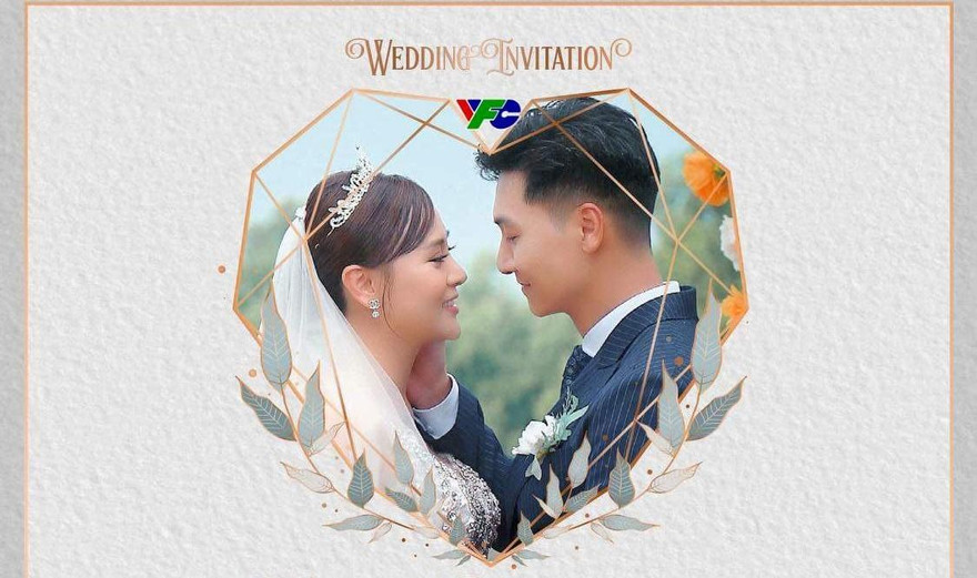 Thiệp mời của đám cưới Nam-Long