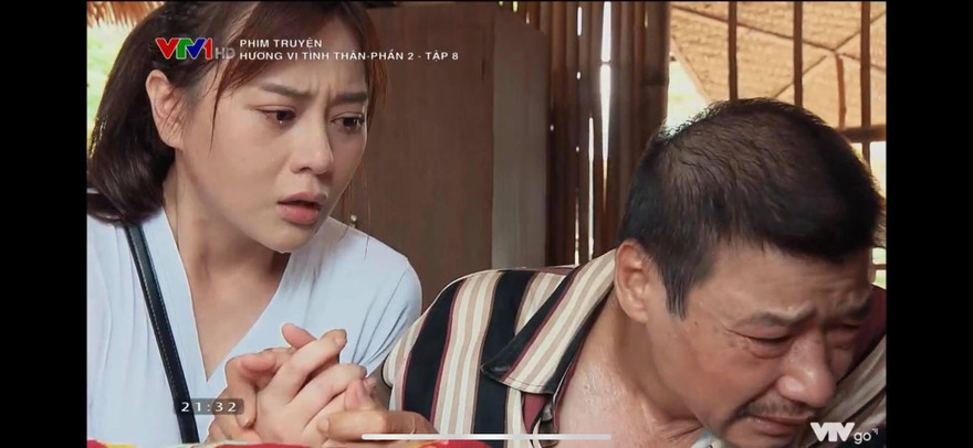 Nam (Phương Oanh) cuối cùng biết được bố đẻ chính là ông Sinh