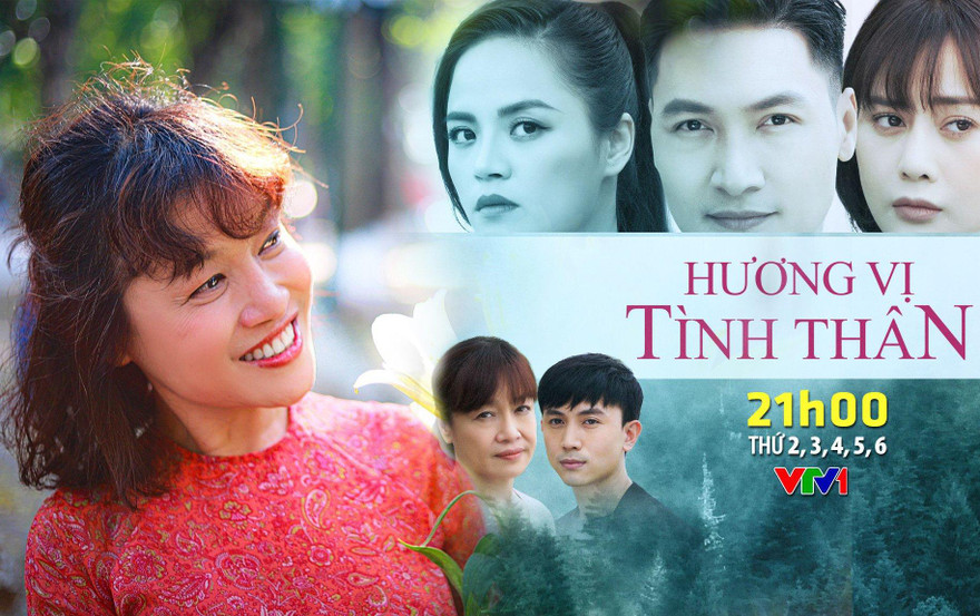 Nghệ sĩ Tú Oanh là đại diện duy nhất của "Hương vị tình thân" góp mặt trong đề cử VTV Awards