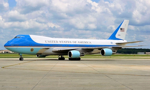 Máy bay Air Force One có nhiệm vụ chở tổng thống Mỹ. Ảnh: Ron Sachs.