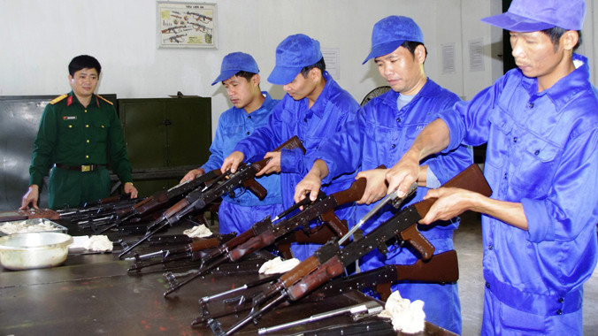 Công việc hằng ngày của lính thợ Kho K97.