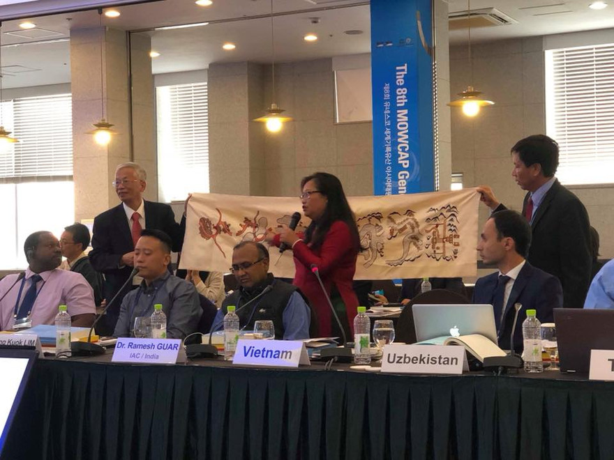 Đoàn Việt Nam bảo vệ thành công hồ sơ "Hoàng hoa sứ trình đồ"