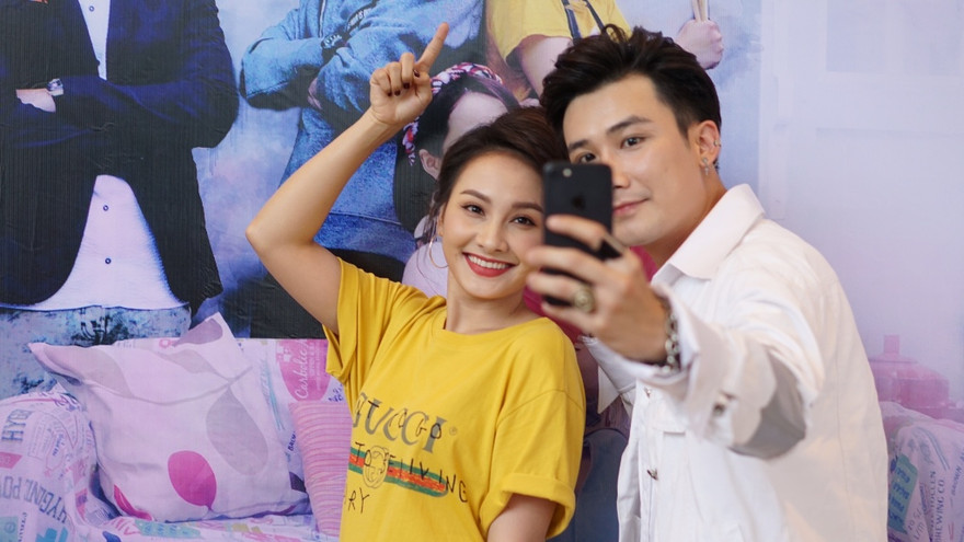 Chí Thiện-Bảo Thanh bắt cặp trong "Ngày ấy mình đã yêu". Ảnh: Bảo Hân