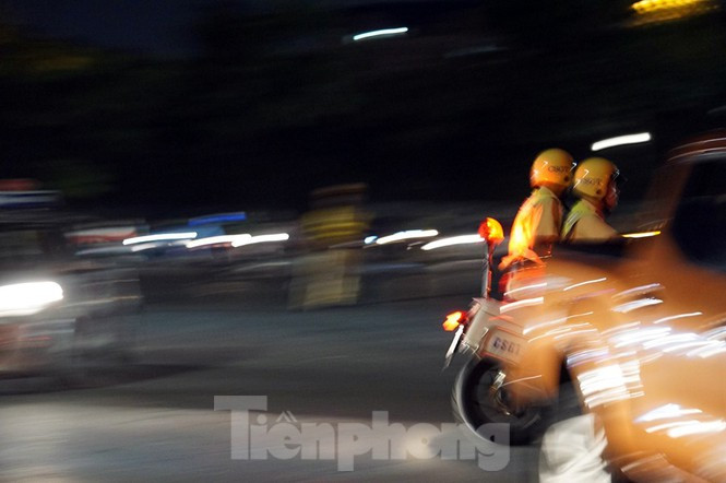 CSGT trong một lần tuần tra.