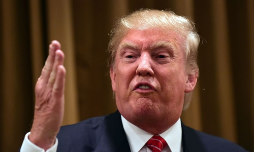 Ứng viên tranh cử tổng thống Donald Trump. Ảnh: AFP