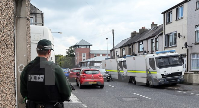 Cảnh sát Anh. (Nguồn: AFP/TTXVN) 