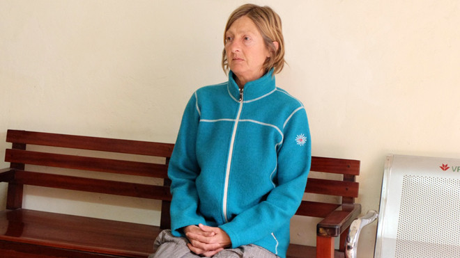 Bà UIla đến trình báo sự việc với Công an phường Hàng Gai