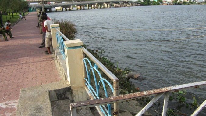 Hiện trường phát hiện thi thể. Ảnh: Đông Sơn.