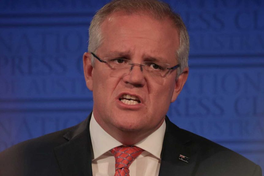Thủ tướng Úc Scott Morrison. (Ảnh: ABC)