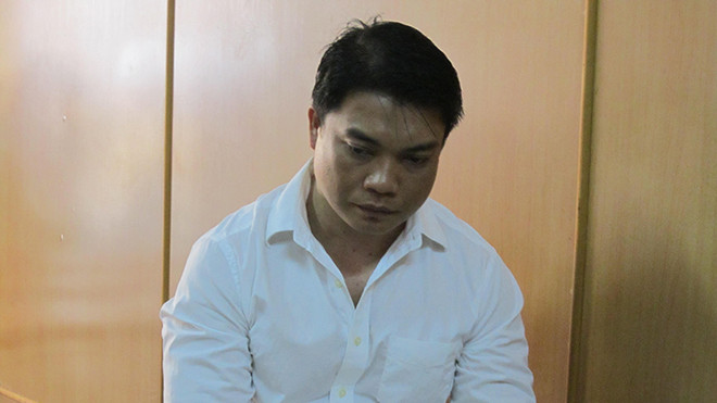 Bị cáo Anh tại phiên tòa. Ảnh T.Châu