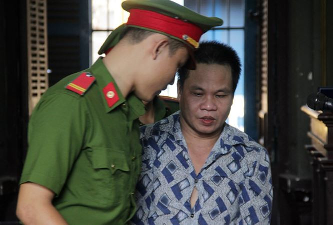 Nguyễn Văn Hiền tại phiên tòa phúc thẩm. Ảnh: Tân Châu