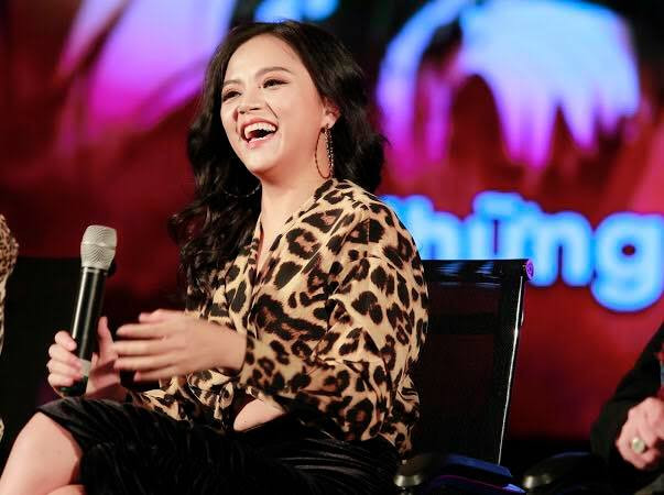 Thu Quỳnh nói rằng hạnh phúc, vui vẻ với cuộc sống hiện tại