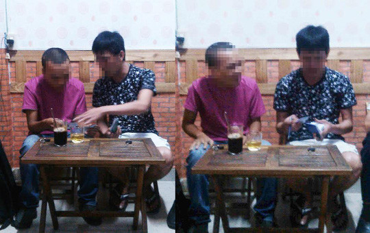 Phóng viên bí mật ghi hình “cò” mua vé tàu (bìa trái) ở khu vực ga Sài Gòn.