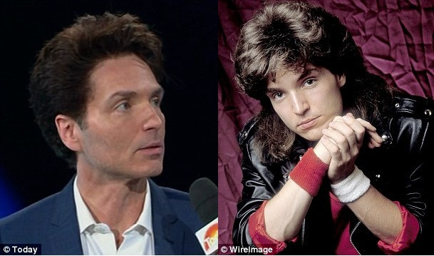 Richard Marx hiện tại và khi còn trẻ. 